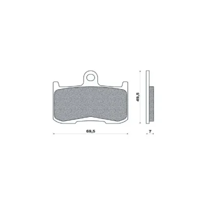 Klocki hamulcowe Brenta KH347 metaliczne przód (BR4120) Klocki hamulcowe Brenta KH347 metaliczne przód (BR4120)