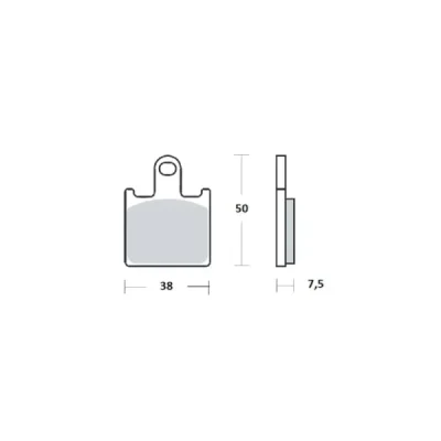 Klocki hamulcowe Brenta KH417/4 metaliczne przód (BR4115) Klocki hamulcowe Brenta KH417/4 metaliczne przód (BR4115)