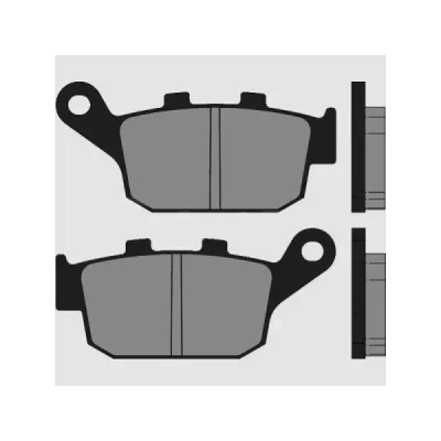 Klocki hamulcowe Brenta KH140 metaliczne tył (BR4073) Klocki hamulcowe Brenta KH140 metaliczne tył (BR4073)