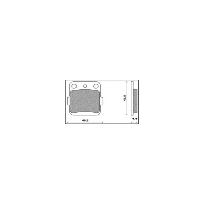 Klocki hamulcowe Brenta KH84  organiczne (BR3106)