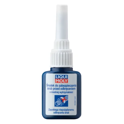 Środek do zabezpieczania gwintów przed odkręcaniem niebieski Średni 10 ml - Liqui Moly Środek do zabezpieczania gwintów przed odkręcaniem niebieski Średni 10 ml - Liqui Moly