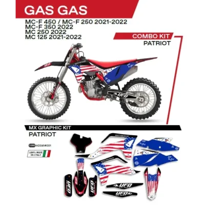 Okleina motocyklowa UFO Patriot GAS GAS MC 125 21-22 MC 250 22 MCF 250 350 450 21-22 czarny (AD041001) Okleina motocyklowa UFO Patriot GAS GAS MC 125 21-22 MC 250 22 MCF 250 350 450 21-22 czarny (AD041001)