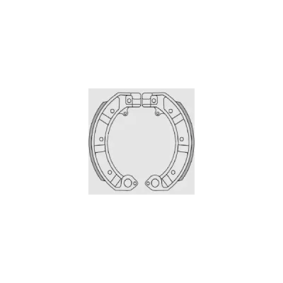 Szczęki hamulcowe Brenta 150x24mm FT 0128 (BR0128) Szczęki hamulcowe Brenta 150x24mm FT 0128 (BR0128)