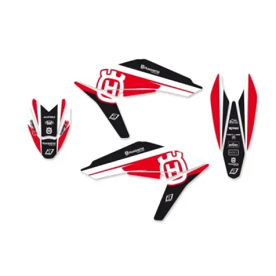 Blackbird Komplet Naklejek (Oklein) Husqvarna Te/Tc 449/511 '11-'13 Dream 4 Czerwony Czarny Biały