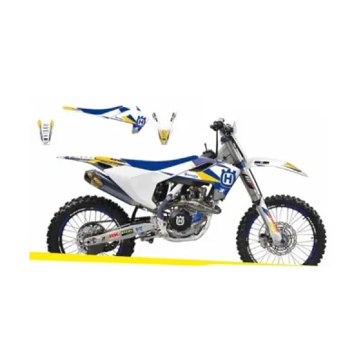 Blackbird Komplet Naklejek (Oklein) Husqvarna Te/Tc '00 Dream 3 Niebieski Żółty Biały