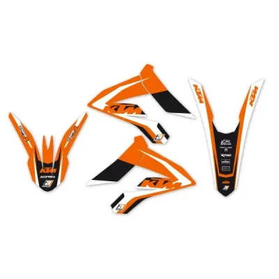 Blackbird Komplet Naklejek (Oklein) Ktm Freeride 250 '12-'23 Dream 4 Pomarańczowy Biały Czarny