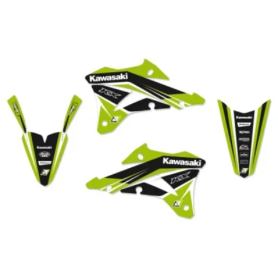 Blackbird Komplet Naklejek (Oklein) Kawasaki Kx 85 '14-'21 Dream 4 Zielony Czarny
