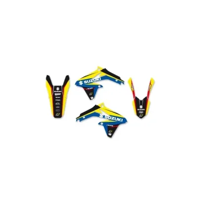 Blackbird Komplet Naklejek (Oklein) Suzuki Rmz 450 '08-'17 Dream 4 Niebieski Żółty Czarny Blackbird Komplet Naklejek (Oklein) Suzuki Rmz 450 '08-'17 Dream 4 Niebieski Żółty Czarny