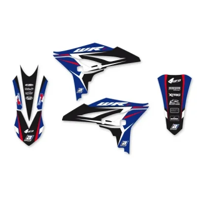 Blackbird Komplet Naklejek (Oklein) Yamaha Wr 450F '12-'15 Dream 4 Niebieski Czarny Blackbird Komplet Naklejek (Oklein) Yamaha Wr 450F '12-'15 Dream 4 Niebieski Czarny