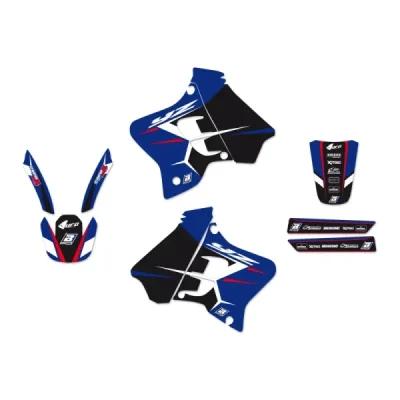 Blackbird Komplet Naklejek (Oklein) Yamaha Yz 125/250 '93-'95 Dream 4 Niebieski Czarny Blackbird Komplet Naklejek (Oklein) Yamaha Yz 125/250 '93-'95 Dream 4 Niebieski Czarny