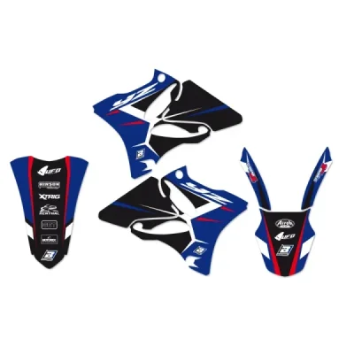 Blackbird Komplet Naklejek (Oklein) Yamaha Yz 125/250 '02-'14 Dream 4 Niebieski Czarny Blackbird Komplet Naklejek (Oklein) Yamaha Yz 125/250 '02-'14 Dream 4 Niebieski Czarny