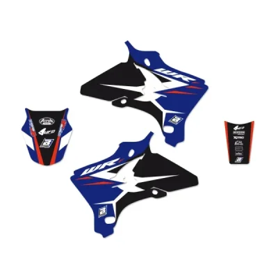 Blackbird Komplet Naklejek (Oklein) Yamaha Wr 250F '05-'06, Wr 450F '05-'06 Dream 4 Niebieski Czarny Blackbird Komplet Naklejek (Oklein) Yamaha Wr 250F '05-'06, Wr 450F '05-'06 Dream 4 Niebieski Czarny