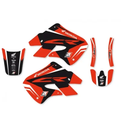 Blackbird Komplet Naklejek (Oklein) Honda Cr 125R '98-'99, Cr 250R '97-'99 Dream 4 Czerwony Czarny