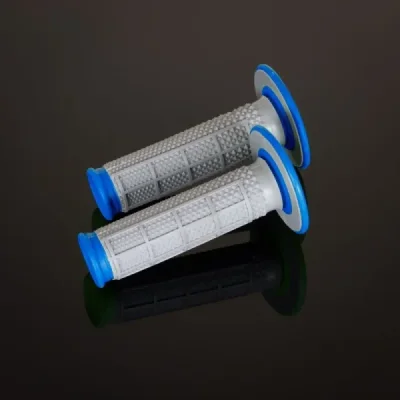 Manetki MX Dual Compound Tapered dwuskładnikowe szary/niebieski H/Waff - RENTHAL