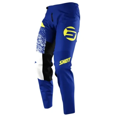 Shot Racing Spodnie Moto Devo Roll Blue Niebieski/Biały/Żółty Rozmar 26 Shot Racing Spodnie Moto Devo Roll Blue Niebieski/Biały/Żółty Rozmar 26