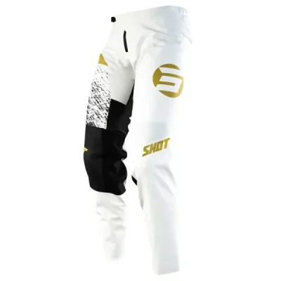 Shot Racing Spodnie Moto Devo Roll Gold Biały/Złoty/Czarny 26 Shot Racing Spodnie Moto Devo Roll Gold Biały/Złoty/Czarny 26