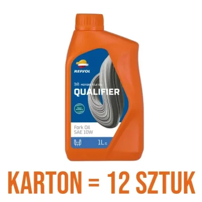 Olej do zawieszenia Qualifier Fork Oil SAE 10W 1L karton 12 sztuk - Repsol
