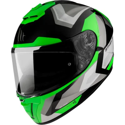 Kask integralny Blade 2 SV Finishline D6 Gloss Pearl Fluor Green czarny/szary/zielony XS z blendą - MT Helmets Kask integralny Blade 2 SV Finishline D6 Gloss Pearl Fluor Green czarny/szary/zielony XS z blendą - MT Helmets