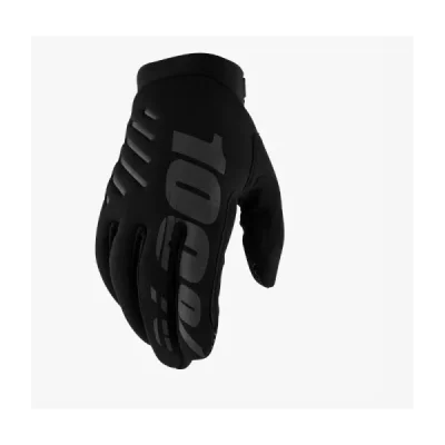100 Procent Rękawice Cross/Enduro Brisker Youth Junior Softshell Black/Grey Czarny/Szary L 100 Procent Rękawice Cross/Enduro Brisker Youth Junior Softshell Black/Grey Czarny/Szary L