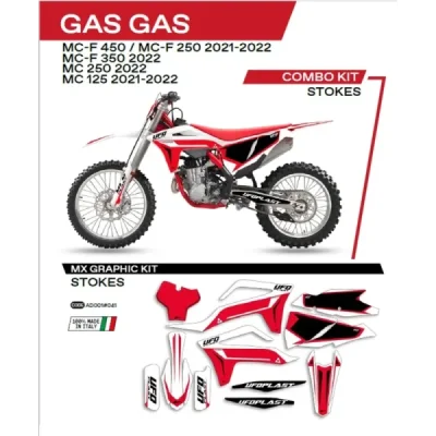 Okleina motocyklowa UFO Stokes GAS GAS MC 125 21-22 MC 250 22 MCF 250 350 450 21-22 biały (AD001041) Okleina motocyklowa UFO Stokes GAS GAS MC 125 21-22 MC 250 22 MCF 250 350 450 21-22 biały (AD001041)