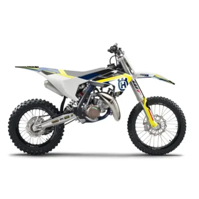 Blackbird Komplet Naklejek (Oklein) Husqvarna Tc 85 '18-'24 Dream 4 Żółty Czarny Biały Niebieski