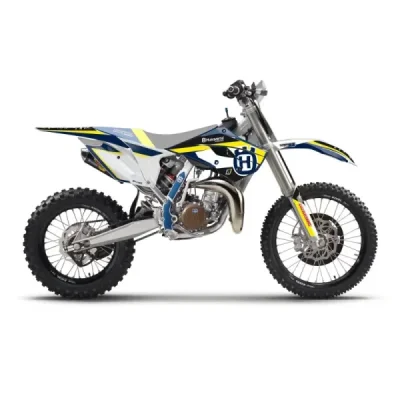 Blackbird Komplet Naklejek (Oklein) Husqvarna Tc 85 '14-'17 Dream 4 Niebieski Żółty