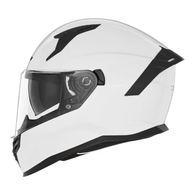 Kask integralny N401 biały połysk M z blendą - NOX Kask integralny N401 biały połysk M z blendą - NOX