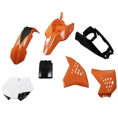Zestaw plastików Body Kit Polisport pomarańczowy czarny (90563) Zestaw plastików Body Kit Polisport pomarańczowy czarny (90563)