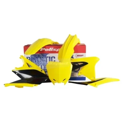 Zestaw plastików Body Kit Polisport żółty czarny (90252) Zestaw plastików Body Kit Polisport żółty czarny (90252)