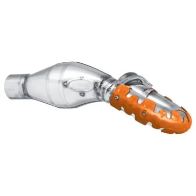 Osłona kolektora wydechu długa 40 cm Polisport pomarańczowy (8483800002)
