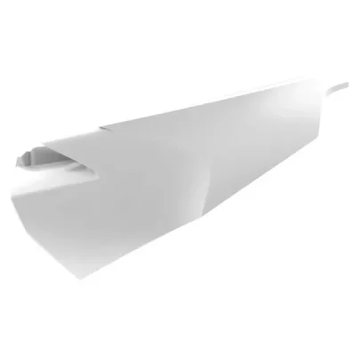 Komplet plastikowych osłon bocznych dolnych Polisport biały (8423100006)