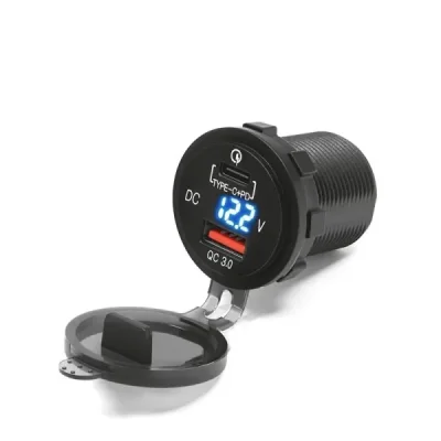 Gniazdo USB Quick Charge Typ-C Biketec BTMUS12 Gniazdo USB Quick Charge Typ-C Biketec BTMUS12