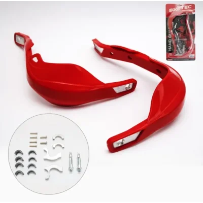 Biketec Parts Osłony Rąk (Handbary) Alu Czerwony (Z Mocowaniami 22Mm I 28Mm) Biketec Parts Osłony Rąk (Handbary) Alu Czerwony (Z Mocowaniami 22Mm I 28Mm)