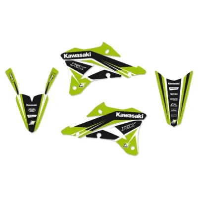 Blackbird Komplet Naklejek (Oklein) Kawasaki Kx 85 '22-'23 Dream 4 Zielony Czarny