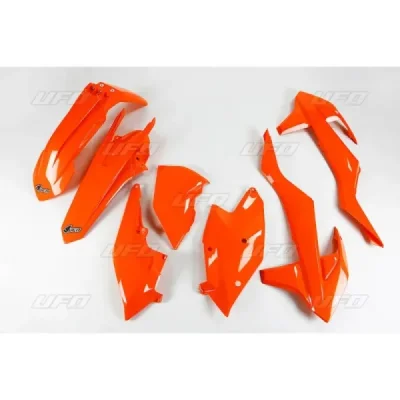 UFO KOMPLET PLASTIKÓW KTM EXC/EXC-F TPI '17-'19, POMARAŃCZOWY FLUO (KT518FFLU) UFO KOMPLET PLASTIKÓW KTM EXC/EXC-F TPI '17-'19, POMARAŃCZOWY FLUO (KT518FFLU)