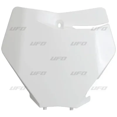 Tablica na numer startowy UFO KTM SX SXF 19-20 biała (KT04094042)