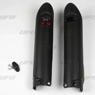 Osłony amortyzatora przód z blokadą UFO KTM SX SX-F 15-21 czarne (KT04057001) Osłony amortyzatora przód z blokadą UFO KTM SX SX-F 15-21 czarne (KT04057001)