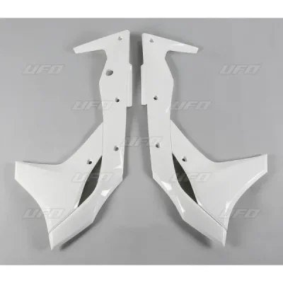 Osłony chłodnicy UFO Kawasaki KXF 250 17-20 białe (KA04747047) Osłony chłodnicy UFO Kawasaki KXF 250 17-20 białe (KA04747047)