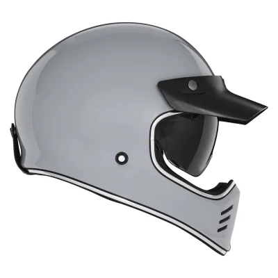 Kask integralny Seventy II Solid szary połysk M - NOX Kask integralny Seventy II Solid szary połysk M - NOX