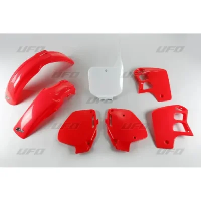 UFO KOMPLET PLASTIKÓW HONDA CR 500 '91-'94 OEM '92-'94 (CZERWONY/BIAŁY) (HO090E999W) UFO KOMPLET PLASTIKÓW HONDA CR 500 '91-'94 OEM '92-'94 (CZERWONY/BIAŁY) (HO090E999W)