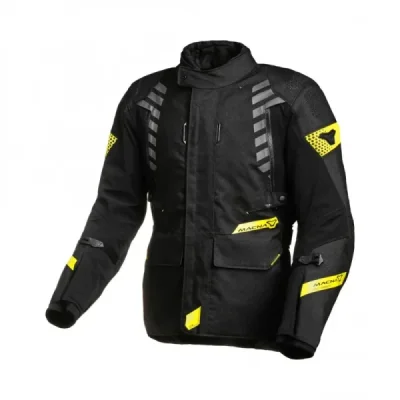 Macna Kurtka (Wypinane Termo I Fixed Raintex) Ultimax Motorcycle Jacket Black/Yellow Czarny/Żółty Fluo M Macna Kurtka (Wypinane Termo I Fixed Raintex) Ultimax Motorcycle Jacket Black/Yellow Czarny/Żółty Fluo M