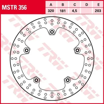 Tarcza hamulcowa TRW Lucas MSTR 356 przód (MSTR356)