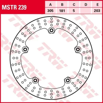 Tarcza hamulcowa TRW Lucas MSTR 239 przód (MSTR239) Tarcza hamulcowa TRW Lucas MSTR 239 przód (MSTR239)