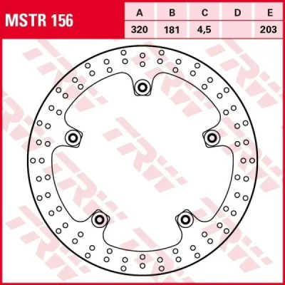 Tarcza hamulcowa TRW Lucas MSTR 156 przód (MSTR156)