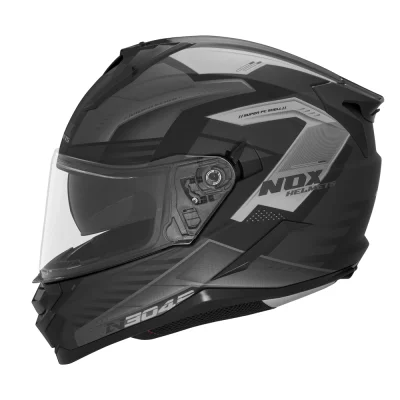 Kask integralny N304S Carver czarny/tytanowy mat XXL z blendą - NOX Kask integralny N304S Carver czarny/tytanowy mat XXL z blendą - NOX