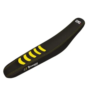 Blackbird Pokrowiec / Poszycie Na Siedzenie Husqvarna Fc/Tc '19-'22, Te/Fe '20-'23 Double Grip 3 Czarny Żółty