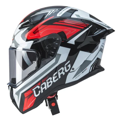 Kask integralny Drift Evo II Jarama czarny/czerwony/biały L z blendą pinlock - Caberg