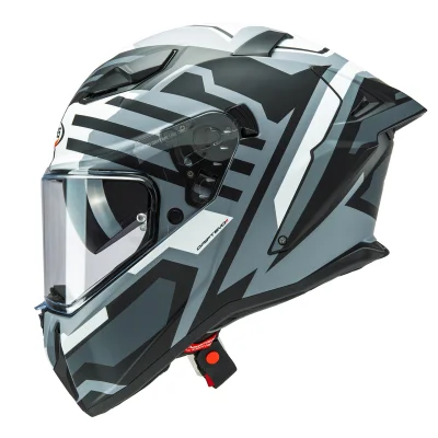 Kask integralny Drift Evo II Horizon szary/czarny/biały mat L pinlock z blendą - Caberg
