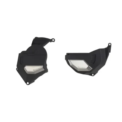 Zestaw osłon sprzęgła i zapłonu Polisport Street KTM Honda Africa Twin CRF 1100 L DCT 20-22 czarny (91112)