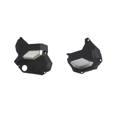 Zestaw osłon sprzęgła i zapłonu Polisport Street Kawasaki Z 650 17-22 czarny (91107)